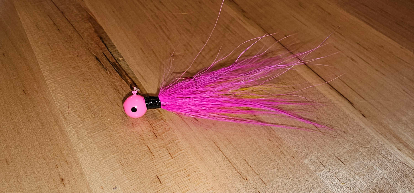 Pink & Yellow Bucktail image 1