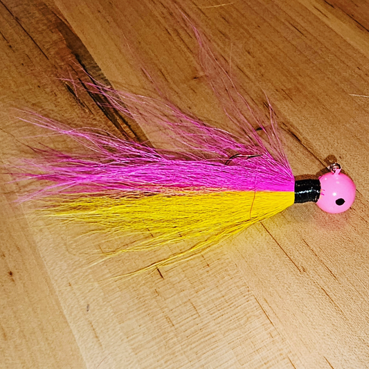 Pink & Yellow Bucktail image 0